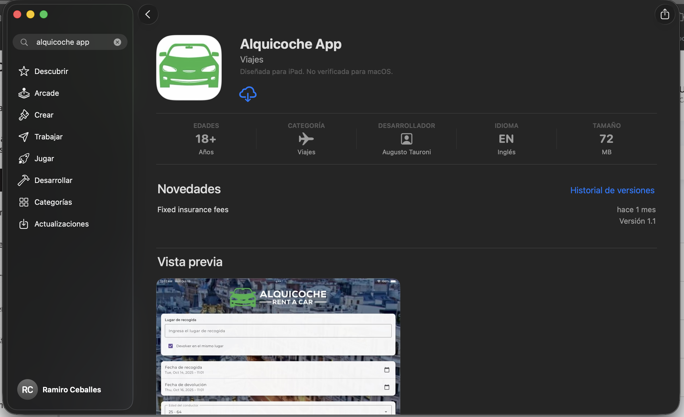 App de Alquicoche